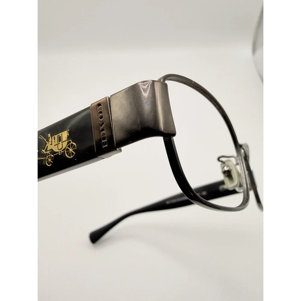 Coach HC5075 9017 Eyeglasses Dark Silver/Black Full Rim Frames Only 53-17-135